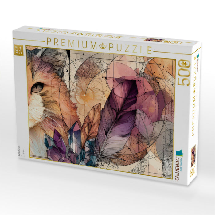 Wilde Katze - CALVENDO Foto-Puzzle'
