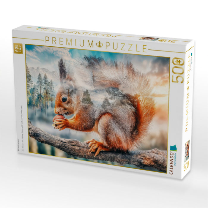 Eichhörnchen - CALVENDO Foto-Puzzle'