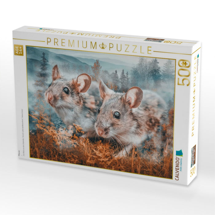 Mäuse - CALVENDO Foto-Puzzle'