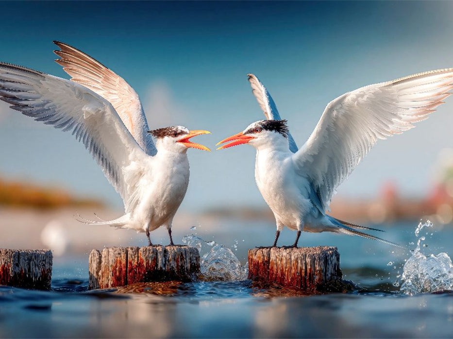 Seeschwalbengetratsche - CALVENDO Foto-Puzzle'