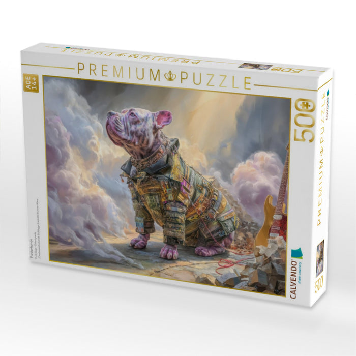 Punkerhunde - CALVENDO Foto-Puzzle'
