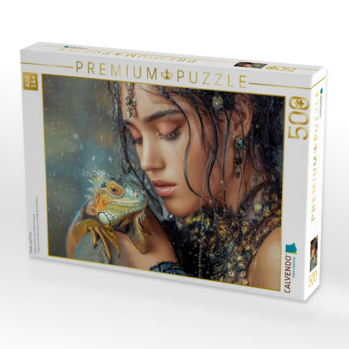 Mode und Tiere - CALVENDO Foto-Puzzle'