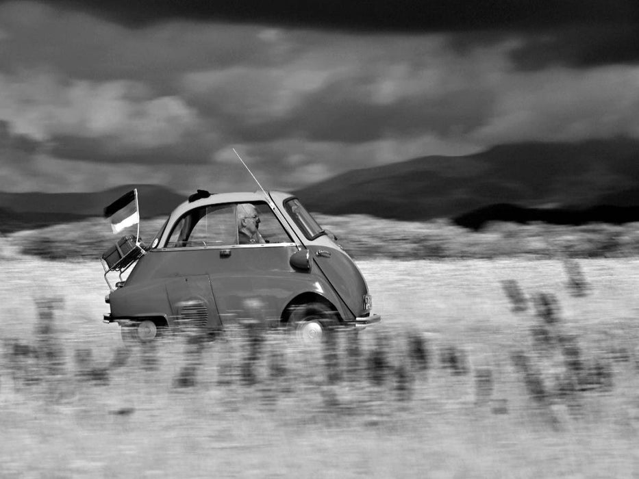 Ein Motiv aus dem Kalender BMW Isetta 300 in schwarzweiß - CALVENDO Foto-Puzzle'