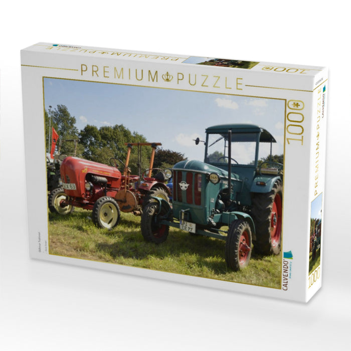 Oldtimer Traktoren - CALVENDO Foto-Puzzle'