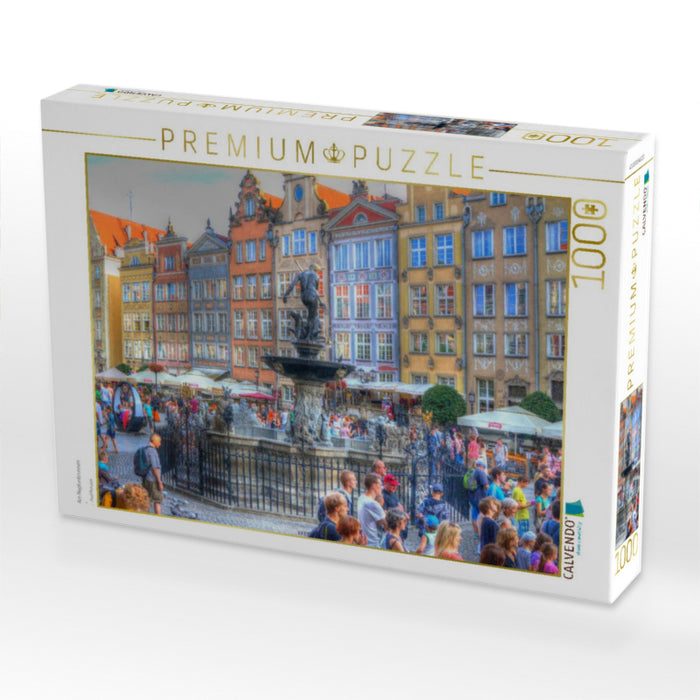 Am Neptunbrunnen - CALVENDO Foto-Puzzle'