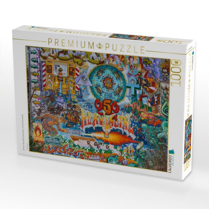 Dresden-Neustadt Jordanstraße / Ecke Förstereistraße - CALVENDO Foto-Puzzle'