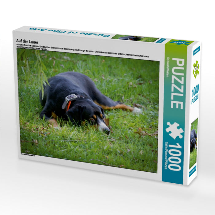 Auf der Lauer 1000 Teile Puzzle quer - CALVENDO Foto-Puzzle'