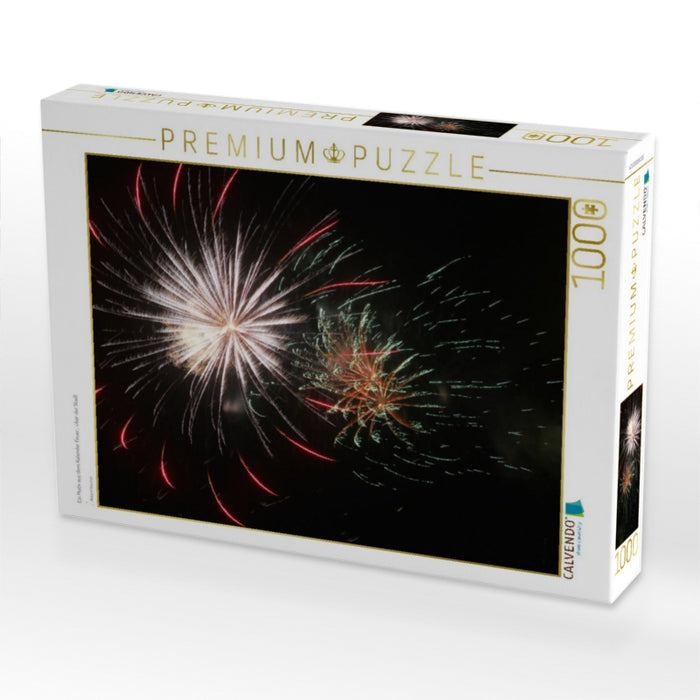 Ein Motiv aus dem Kalender Feuer... über der Stadt - CALVENDO Foto-Puzzle'