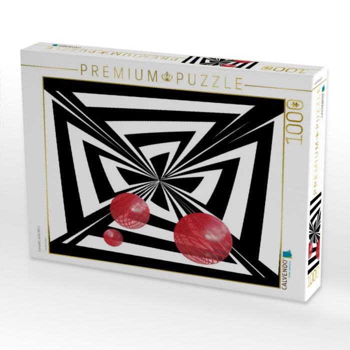 SCHWARZ, WEIß, ROT 2 - CALVENDO Foto-Puzzle'