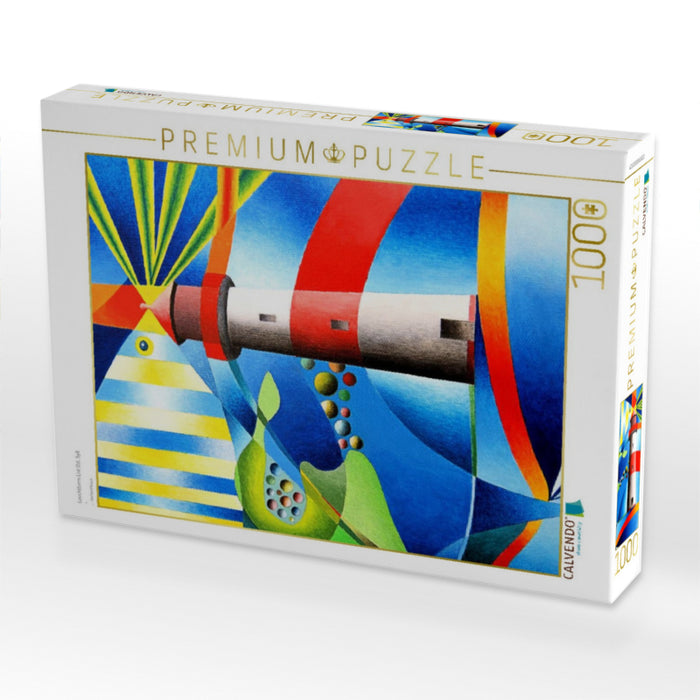 Leuchtturm List Ost, Sylt - CALVENDO Foto-Puzzle'