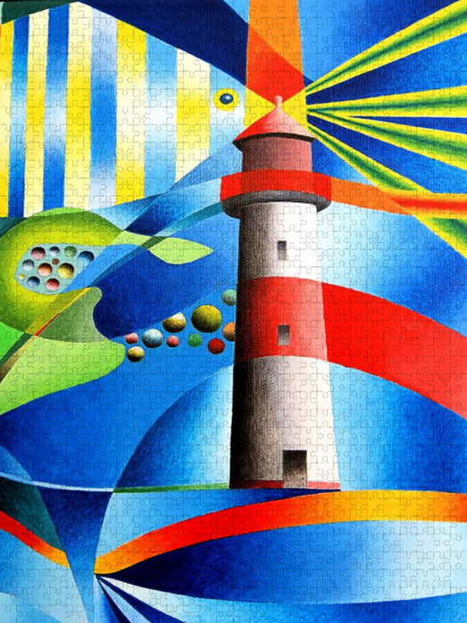 Leuchtturm List Ost, Sylt - CALVENDO Foto-Puzzle'
