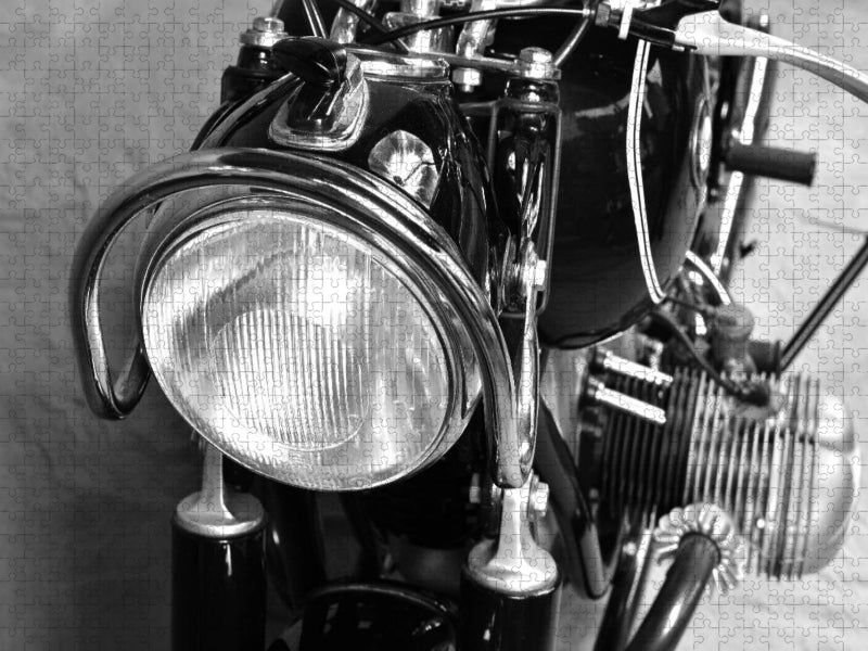 Ein Motiv aus dem Kalender BMW R69S in schwarzweiss - CALVENDO Foto-Puzzle'