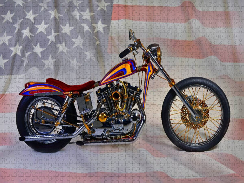 Ein Motiv aus dem Kalender Harley Classic Chopper - CALVENDO Foto-Puzzle'