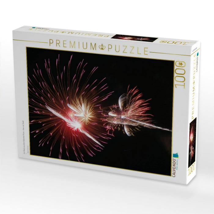Ein Motiv aus dem Kalender Feuer... über der Stadt - CALVENDO Foto-Puzzle'