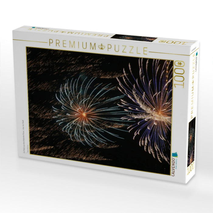 Ein Motiv aus dem Kalender Feuer... über der Stadt - CALVENDO Foto-Puzzle'