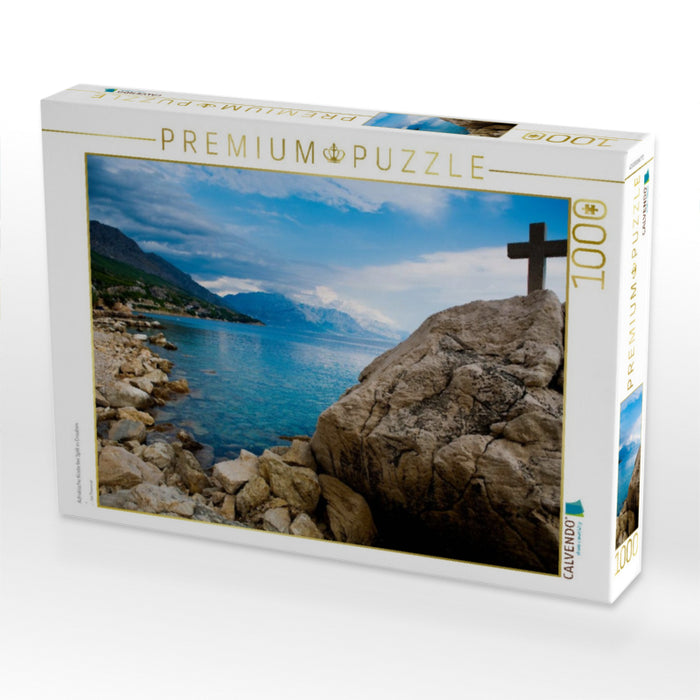 Adriatische Küste bei Split in Croatien - CALVENDO Foto-Puzzle'