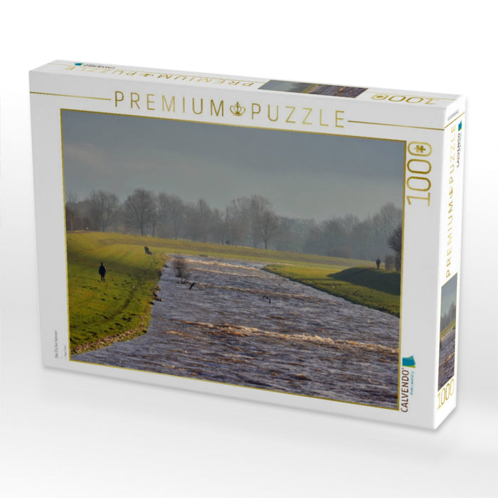 Die Elz bei Wasser - CALVENDO Foto-Puzzle'