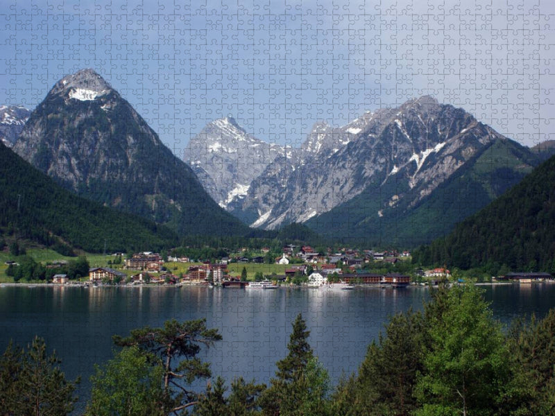 Blick Richtung Pertisau - CALVENDO Foto-Puzzle'