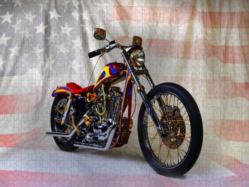 Ein Motiv aus dem Kalender Harley Classic Chopper - CALVENDO Foto-Puzzle'