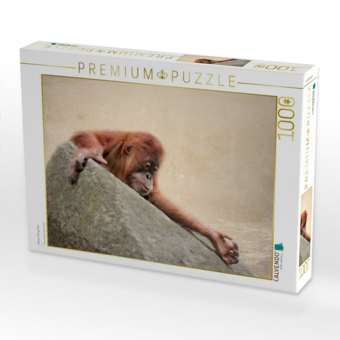 Kleiner Orang Utan - CALVENDO Foto-Puzzle'