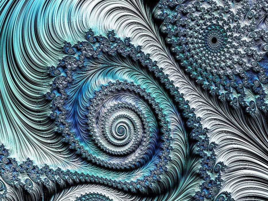 Das blaue Federkleid - CALVENDO Foto-Puzzle'