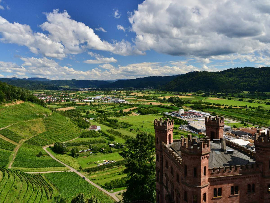 Blick von der Burg Ortenberg in das schöne Kinzigtal - CALVENDO Foto-Puzzle'