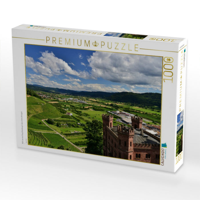 Blick von der Burg Ortenberg in das schöne Kinzigtal - CALVENDO Foto-Puzzle'
