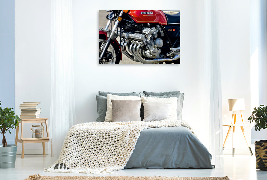 Premium Textil-Leinwand Premium Textil-Leinwand 120 cm x 80 cm quer Ein Motiv aus dem Kalender Honda CBX 1000