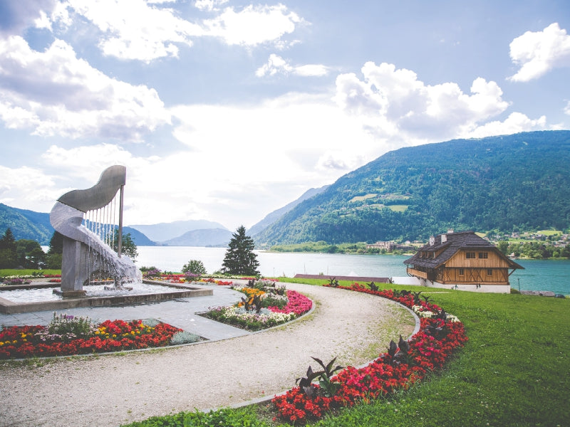 Stiftsschmiede am Ossiacher See 1000 Teile Puzzle quer - CALVENDO Foto-Puzzle'