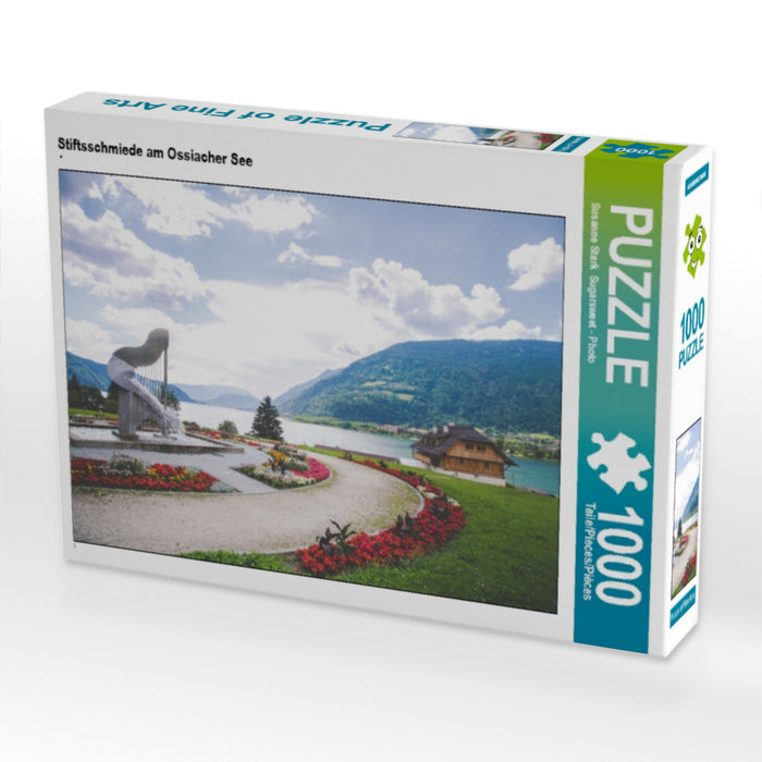Stiftsschmiede am Ossiacher See 1000 Teile Puzzle quer - CALVENDO Foto-Puzzle'