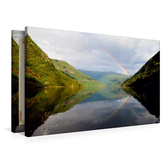 Premium Textil-Leinwand Sværefjorden