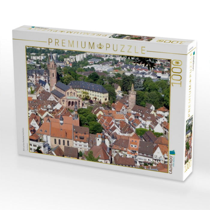 Blick auf den Marktplatz Weinheims - CALVENDO Foto-Puzzle'