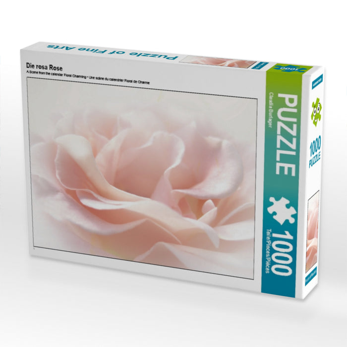 La rose rose - Puzzle photo CALVENDO 