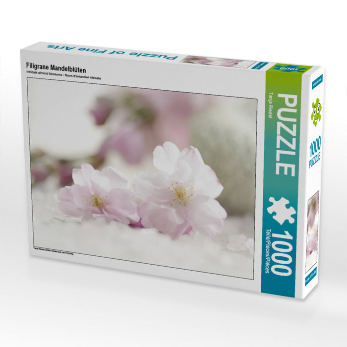 Filigrane Mandelblüten 2000 Teile Puzzle quer - CALVENDO Foto-Puzzle'