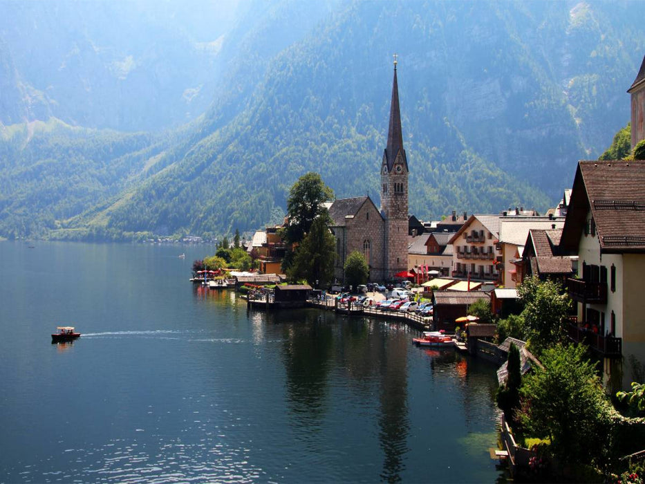 Blick auf den Ortskern - CALVENDO Foto-Puzzle'