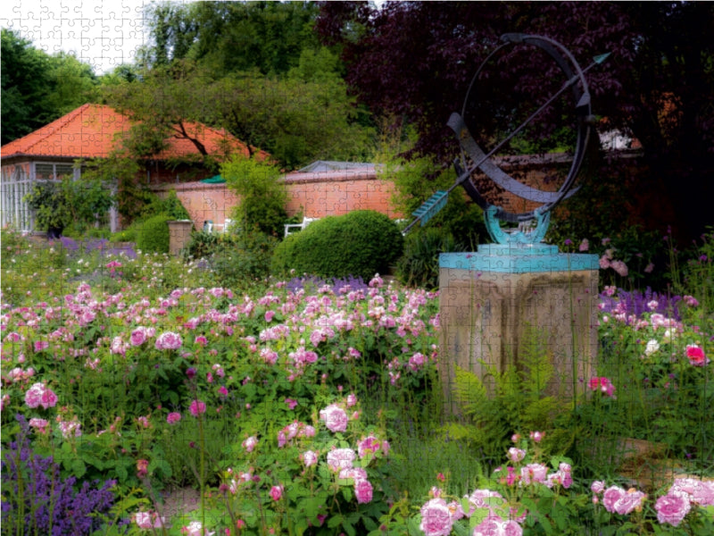 Rosenblüte 1000 Teile Puzzle quer - CALVENDO Foto-Puzzle'