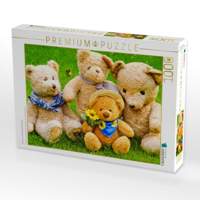 Einfach zum Knuddeln die Bärenfamilie - CALVENDO Foto-Puzzle'