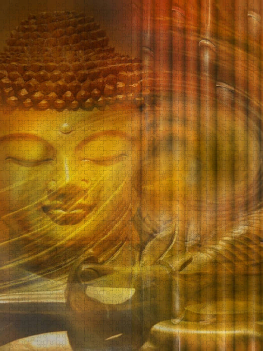 Buddha und Yin Yang - CALVENDO Foto-Puzzle'