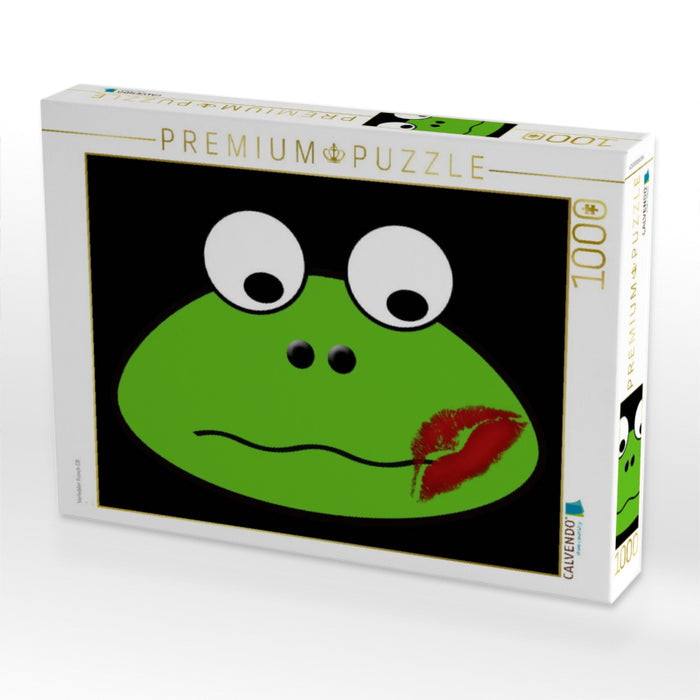 Verliebter Frosch CB - CALVENDO Foto-Puzzle'