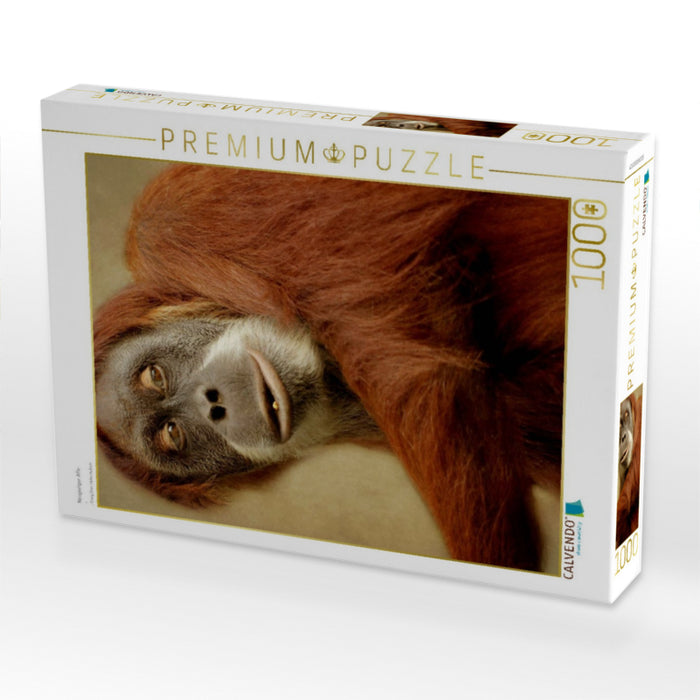Neugieriger Affe - CALVENDO Foto-Puzzle'