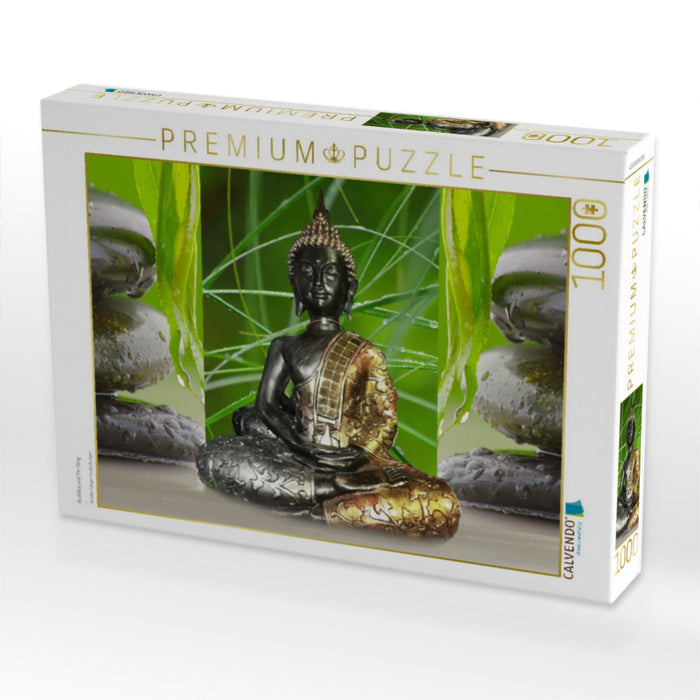 Buddha und Yin Yang - CALVENDO Foto-Puzzle'