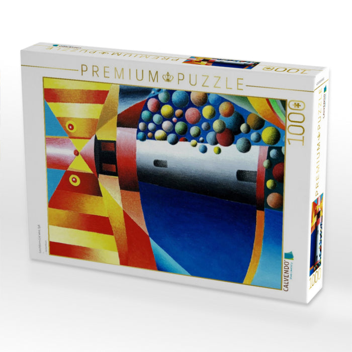 Leuchtturm List West, Sylt - CALVENDO Foto-Puzzle'
