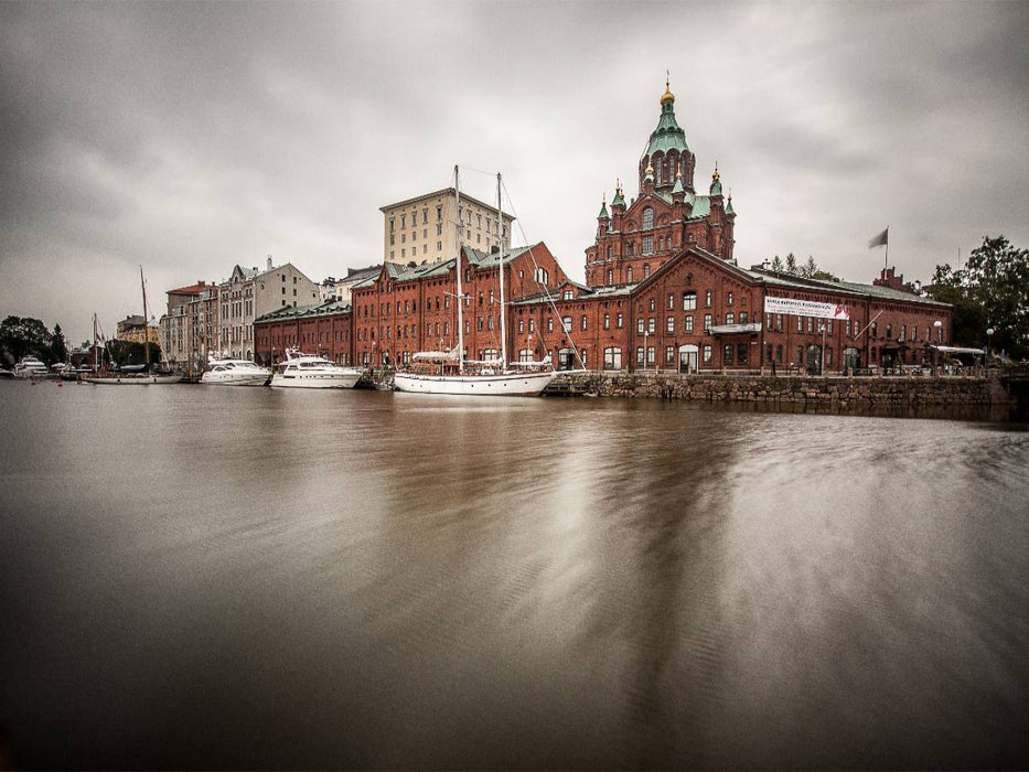 Helsinki Hafengelände - CALVENDO Foto-Puzzle'
