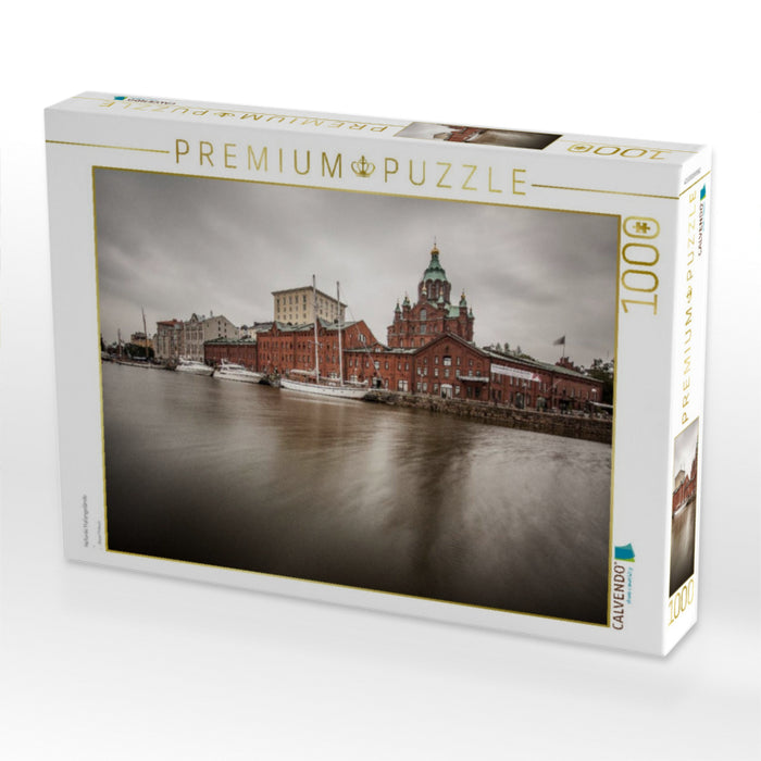 Helsinki Hafengelände - CALVENDO Foto-Puzzle'