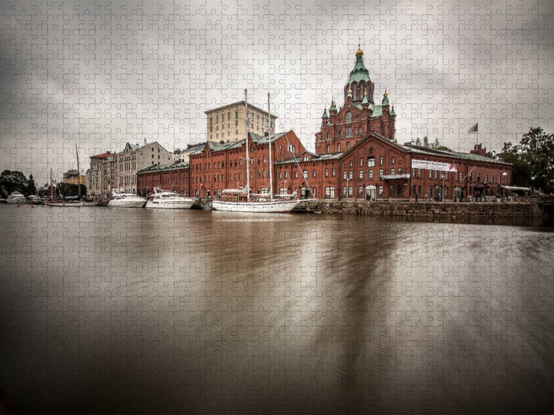 Helsinki Hafengelände - CALVENDO Foto-Puzzle'
