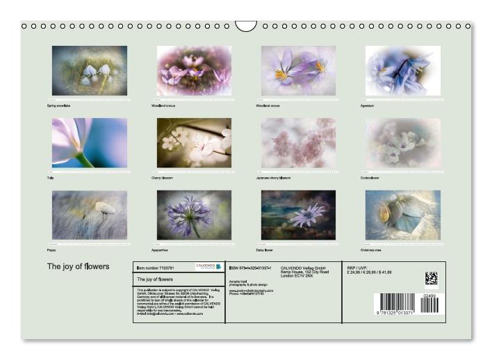 The joy of flowers (Wall Calendar perpetual DIN A3 Landscape) (CALVENDO Monthly Calendar 2015)