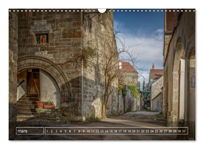 Vézelay mystérieux (Calendrier mural Calendrier perpétuel DIN A3 horizontal) (CALVENDO Calendrier mensuel 2016)