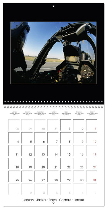 Vol en Mirage F1 (Calendrier mural 2016 300 × 300 mm Square) (CALVENDO Calendrier mensuel 2016)