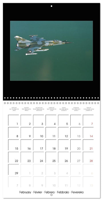 Vol en Mirage F1 (Calendrier mural 2016 300 × 300 mm Square) (CALVENDO Calendrier mensuel 2016)