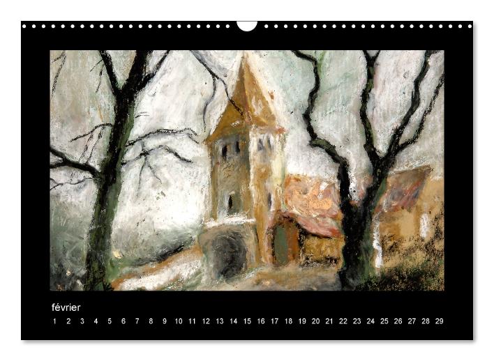 Crayons gras et Huiles de Topaze (Calendrier mural Calendrier perpétuel DIN A3 horizontal) (CALVENDO Calendrier mensuel 2016)